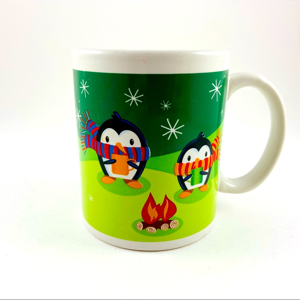 Christmas Coffee Mug Animals Camping Ceramic Holiday Mug Bay Island